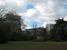 Thom and Holder Buildings from the University Parks