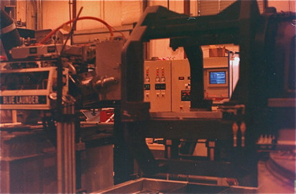 Control panel of pilot casting plant