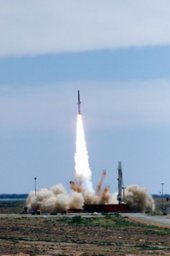 Launch of first Orion rocket