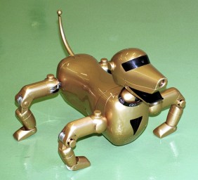 RoboDog in a "crab" pose